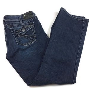Silver Suki Surplus flap pockets bootcut sz 31